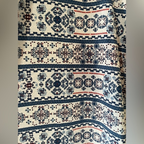 Moa Moa Polyester hi neck Strap Flowy Blouse Women’s Size XS - Picture 2 of 11